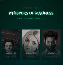 WHISPERS OF MADNESS AND THE FORGOTTEN ISLE